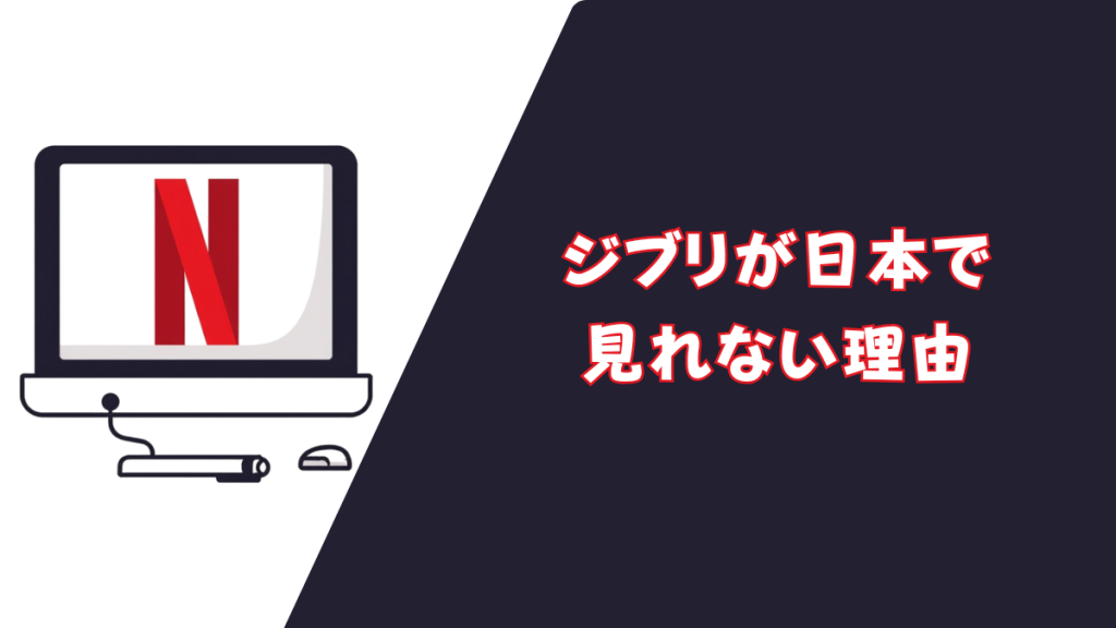 Netflix ジブリが日本で見れない理由
