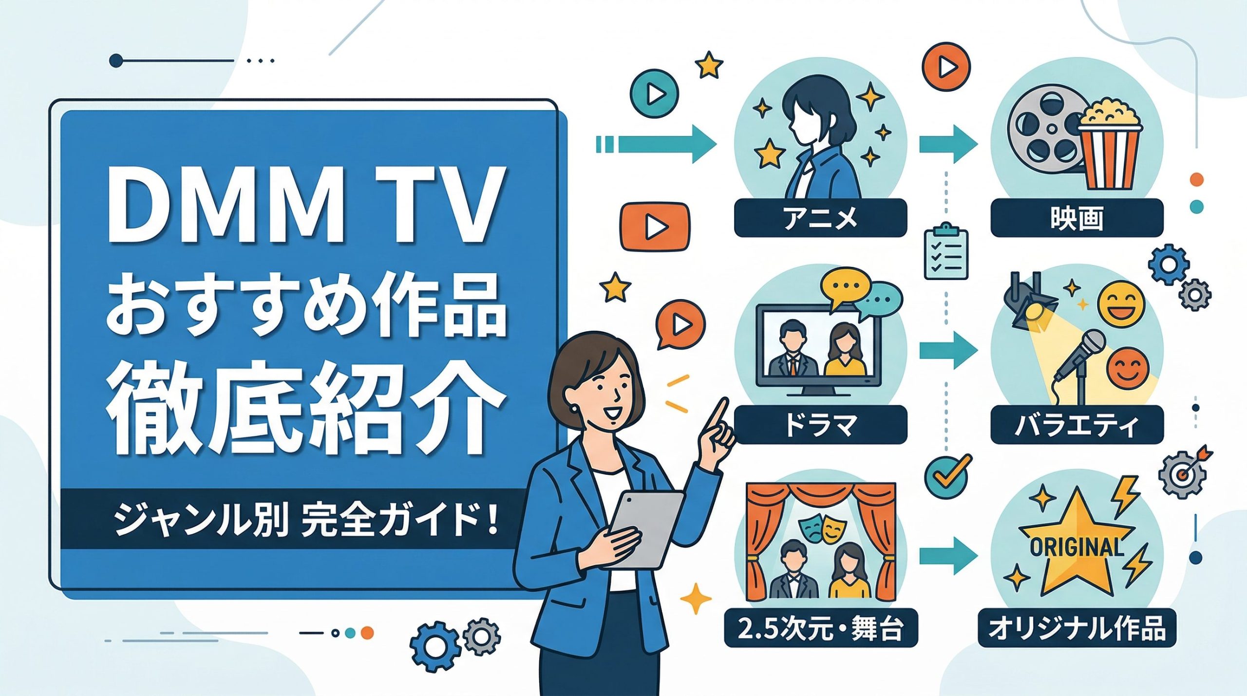 DMM TVで何が見れる？おすすめ作品をジャンル別に徹底紹介【2026年版】