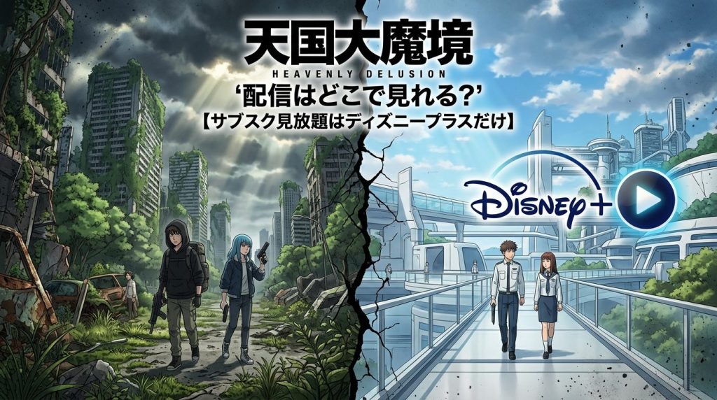 天国大魔境の配信はどこで見れる？【サブスク見放題はディズニープラスだけ】