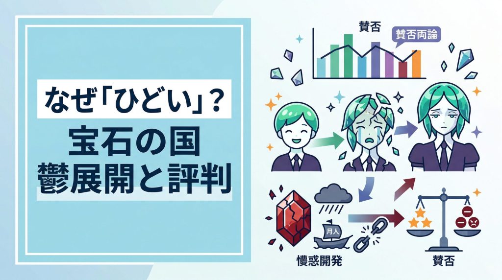 宝石の国がひどいと言われる理由は？アニメの評判と鬱展開を徹底解説