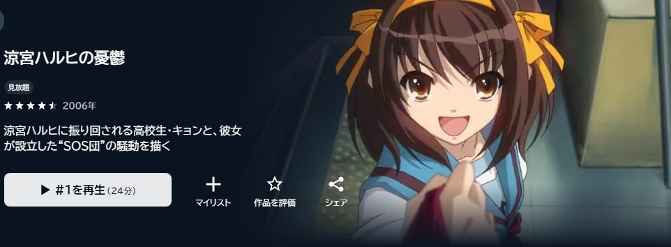 涼宮ハルヒの憂鬱